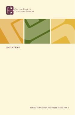 Inflation - Central Bank of Trinidad and Tobago