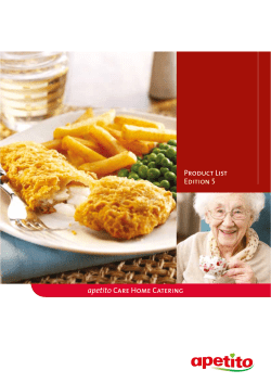 Product List Edition 5 - Login in to My apetito