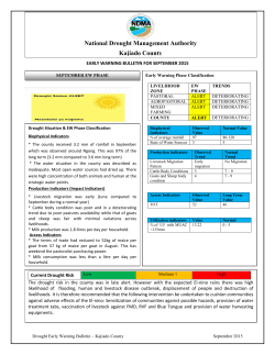 - National Drought Management Authority