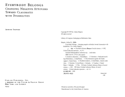 Early Attitudes and Their Legacies