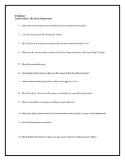 US History Crash Course: The Great Depression