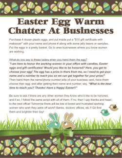 Purchase 4 dozen plastic eggs, and put inside put a "$10 gift