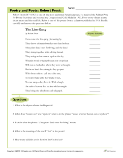 Poetry and Poets: Robert Frost