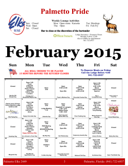 February - Palmetto Elks 2449