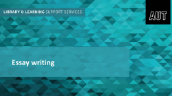 Essay writing