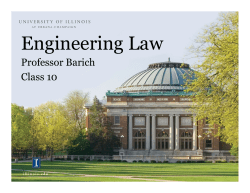 class 10 lecture notes - With Professor Joe Barich