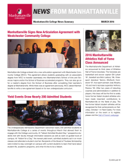 news from manhattanville