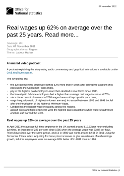 Real wages up 62% on average over the past 25 years. Read more