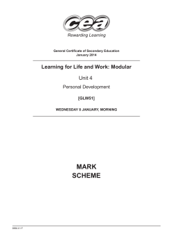 Unit 4: Personal Development (MS)