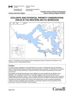 Eco-units and potential Priority Conservation Areas