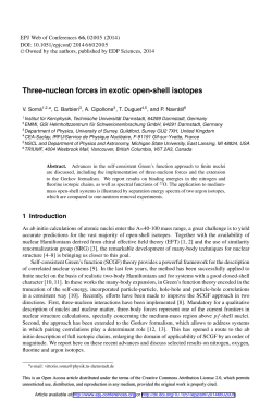 Three-nucleon forces in exotic open