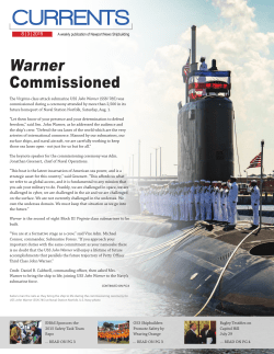 Aug. 3 - Newport News Shipbuilding