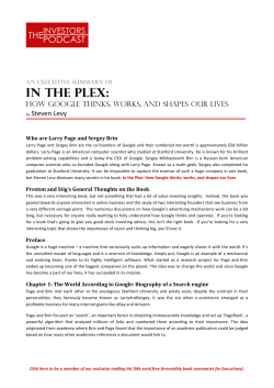 In The Plex - The Investors Podcast