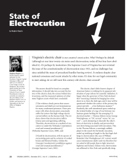 State of Electrocution