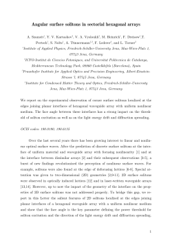 Angular surface solitons in sectorial hexagonal