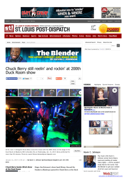Chuck Berry still reelin` and rockin` at 200th Duck