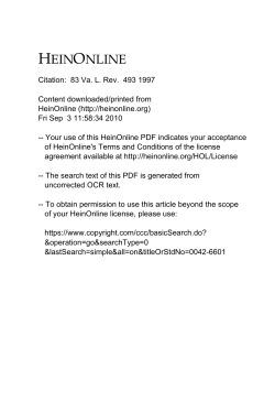 HeinOnline PDF - University of Virginia School of Law
