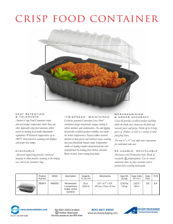 crisp food container