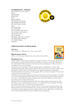 Teachers Notes