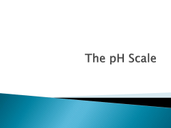 The pH Scale - misshoughton.net