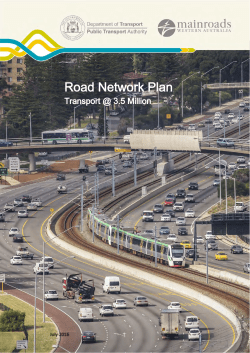 Road Transport Plan - Transport @ 3.5 million