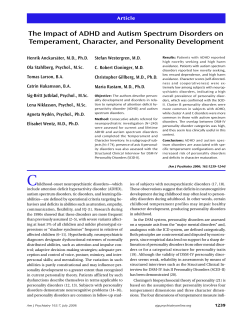 The Impact of ADHD and Autism Spectrum Disorders on