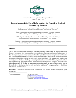 Determinants of the Use of Information: An Empirical Study