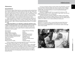 Admissions - Community College of Rhode Island