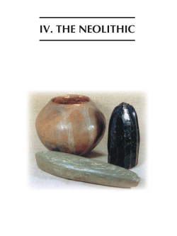 IV. THE NEOLITHIC