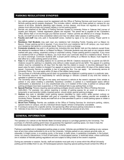 Parking Manual - Nicholls State University