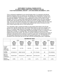 Union Carbide Employees` Pension Plan