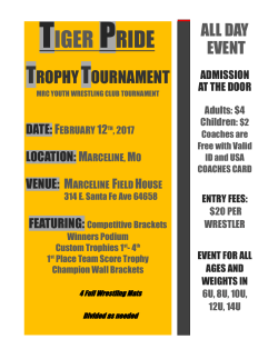 TIGER PRIDE - Macon Youth Wrestling