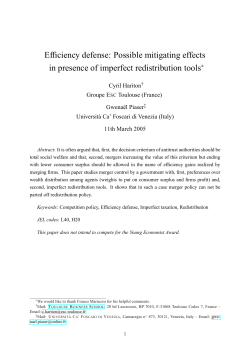Possible mitigating effects in presence of imperfect