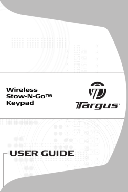 user guide - Targus.com