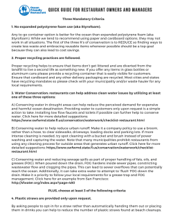 Quick guide for Restaurant Owners and Managers