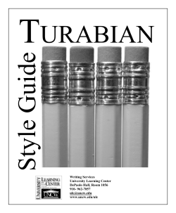 Making a Bibliography Entry