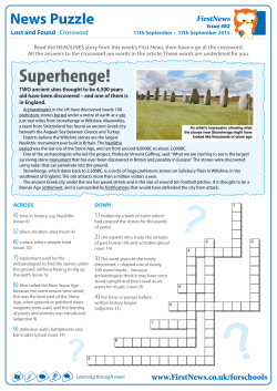 Issue 482 News Puzzle KS3