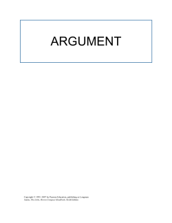 ARGUMENT