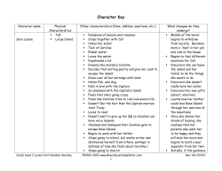 Character Key - Beacon Learning Center