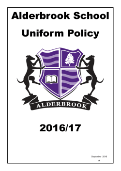 ABK Uniform Policy - Alderbrook School