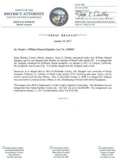 district attorney - County of Santa Barbara