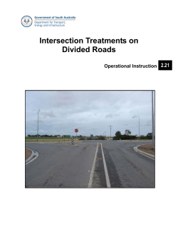 Intersection Treatments on Divided Roads