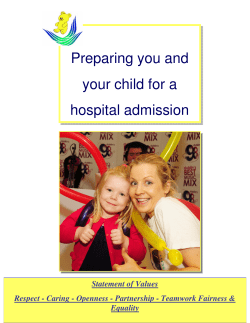 Coming into Hospital