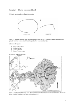 Exercise 1 - Mass balance on Nigardsbreen
