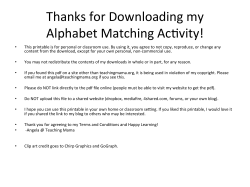 Ladybug Alphabet Matching Game