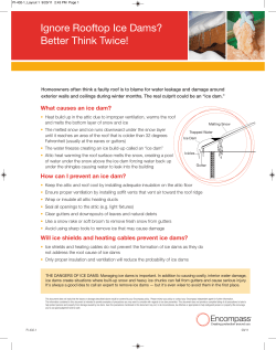 Ignore Rooftop Ice Dams? Better Think Twice!