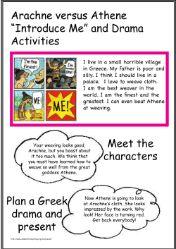 Arachne versus Athene &ldquo;Introduce Me&rdquo; and Drama Activities Meet