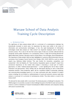 The significance of data analysis-related skills in a curriculum of a