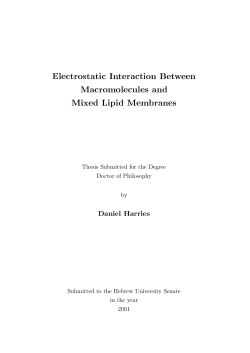 Electrostatic Interaction Between Macromolecules and Mixed Lipid