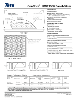 ConCore : ICSF1500 Panel-60cm
